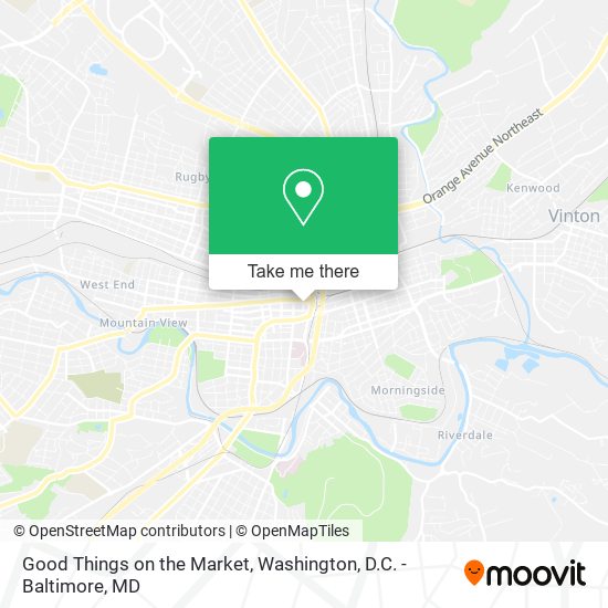 Mapa de Good Things on the Market