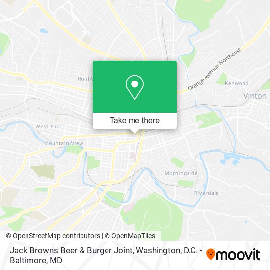 Mapa de Jack Brown's Beer & Burger Joint