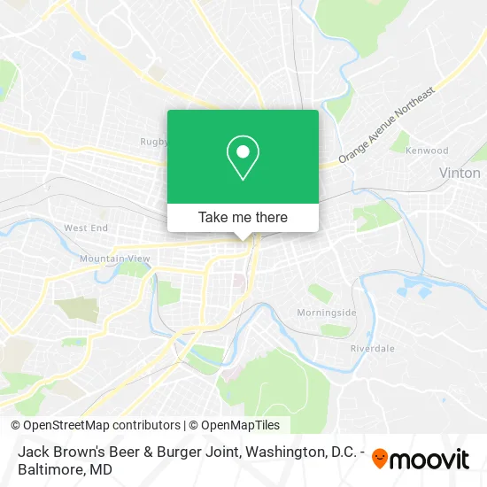 Mapa de Jack Brown's Beer & Burger Joint