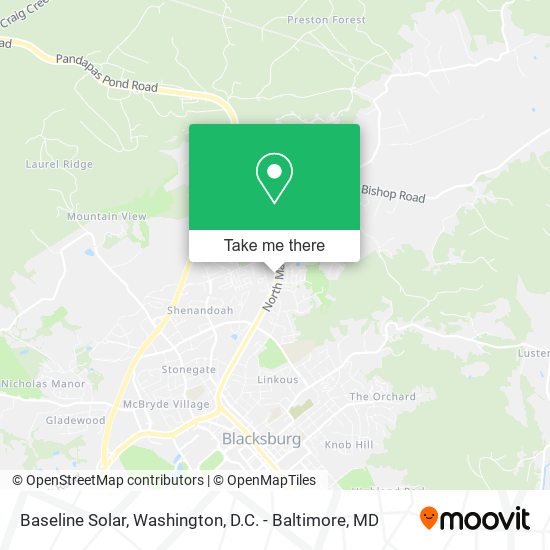 Baseline Solar map