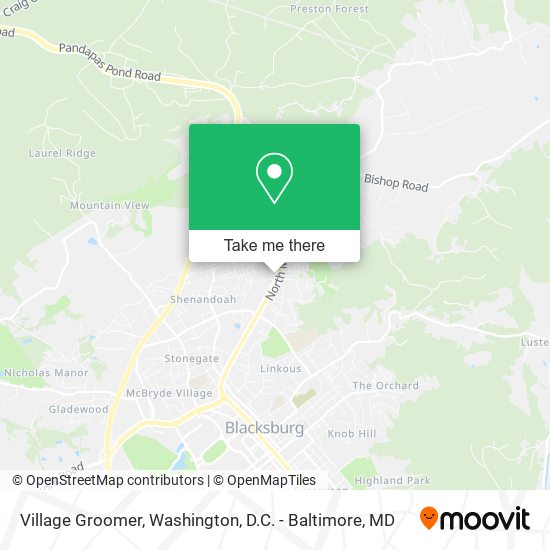 Mapa de Village Groomer