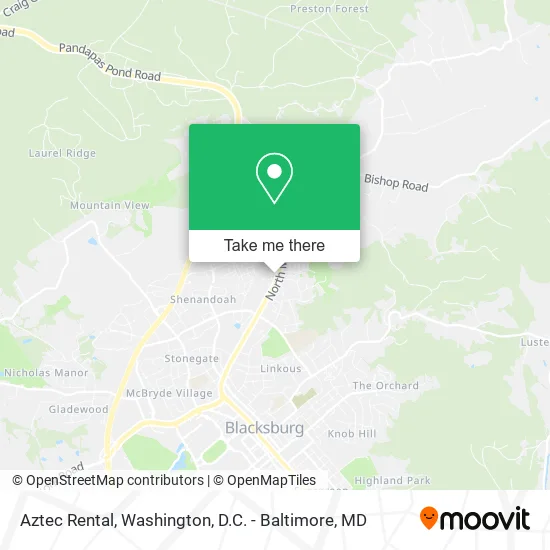Aztec Rental map