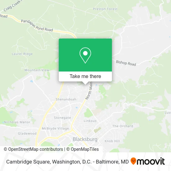 Cambridge Square map