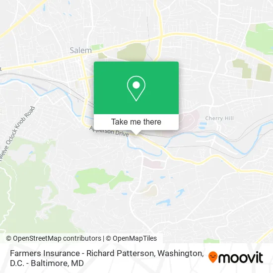 Mapa de Farmers Insurance - Richard Patterson