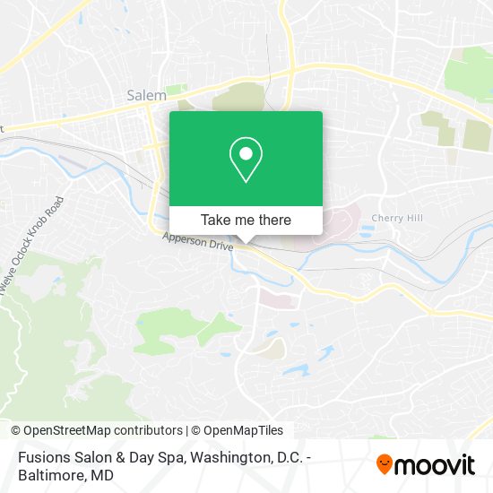 Mapa de Fusions Salon & Day Spa