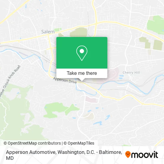 Mapa de Apperson Automotive