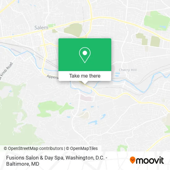Mapa de Fusions Salon & Day Spa