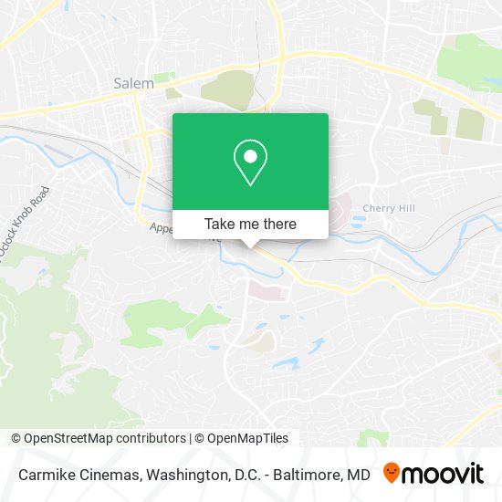 Mapa de Carmike Cinemas