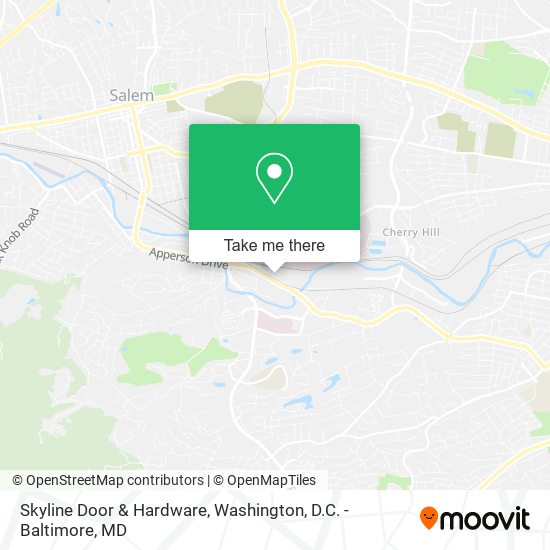 Skyline Door & Hardware map
