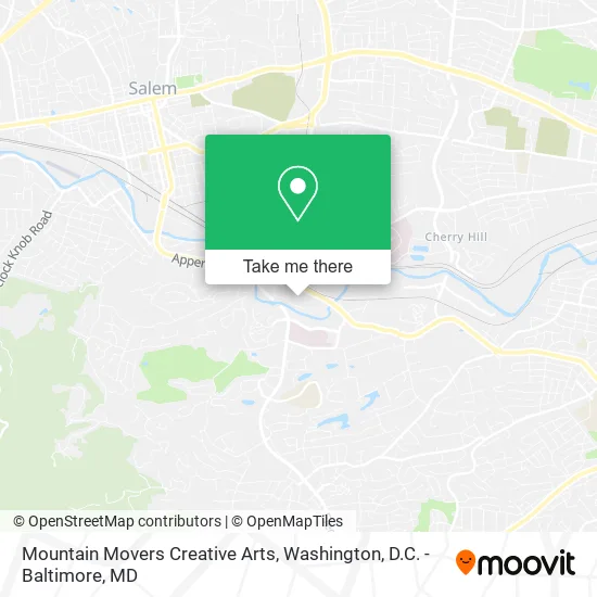 Mapa de Mountain Movers Creative Arts