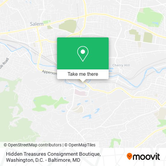 Mapa de Hidden Treasures Consignment Boutique