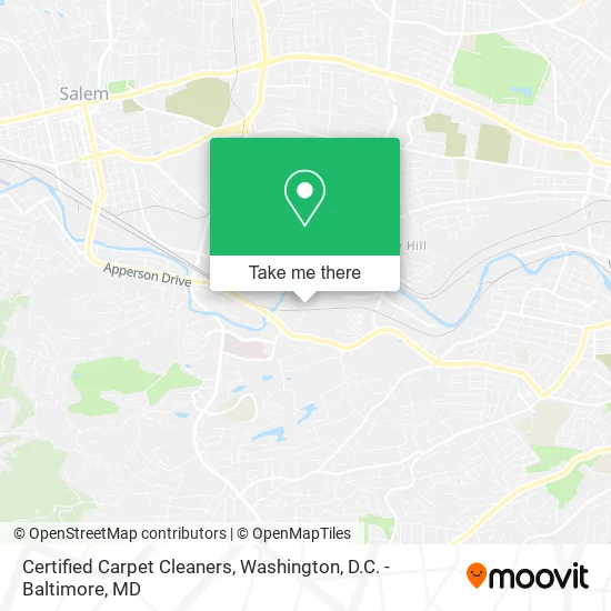 Certified Carpet Cleaners map