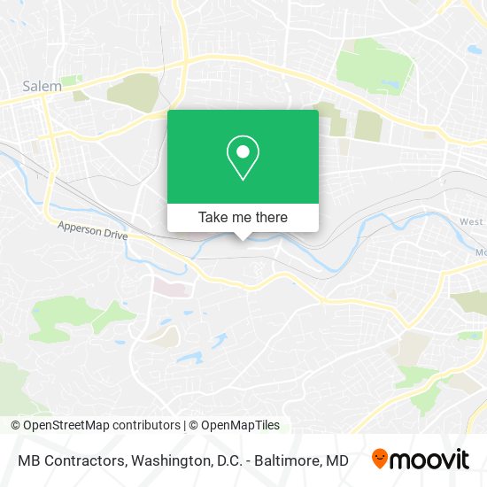 MB Contractors map