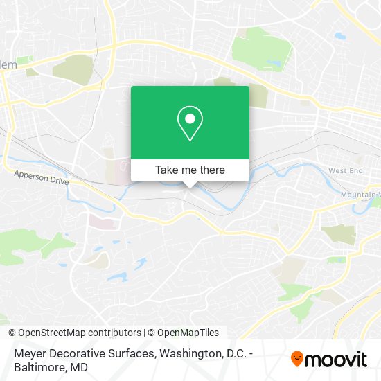 Meyer Decorative Surfaces map