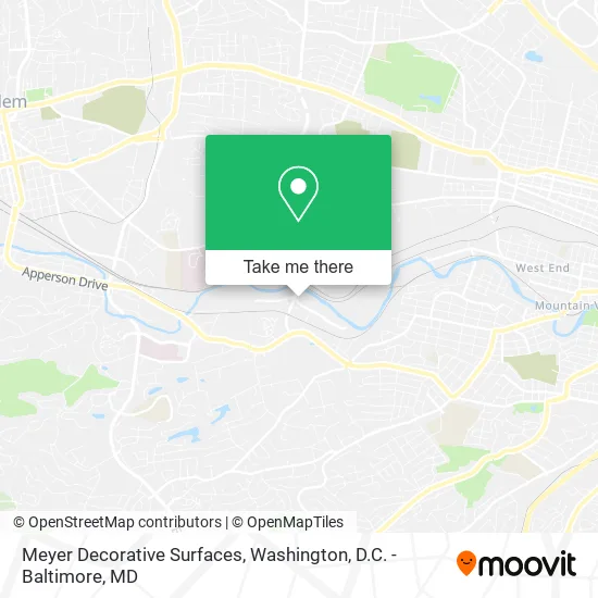 Meyer Decorative Surfaces map