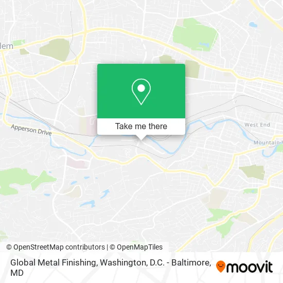 Global Metal Finishing map