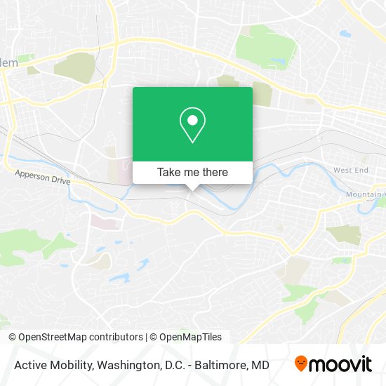 Active Mobility map