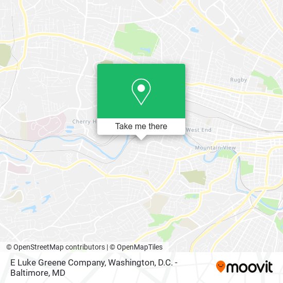E Luke Greene Company map