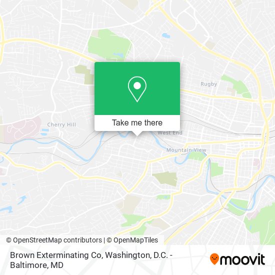 Mapa de Brown Exterminating Co