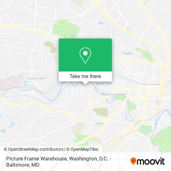 Picture Frame Warehouse map