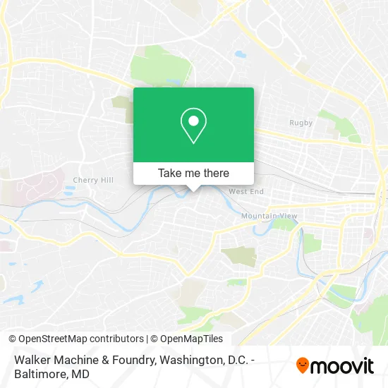 Mapa de Walker Machine & Foundry