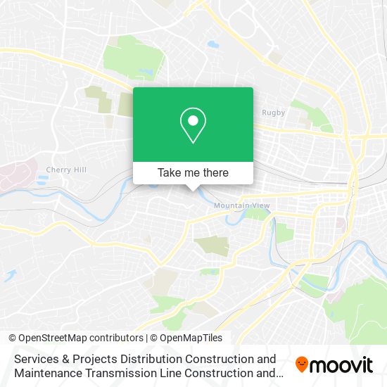Mapa de Services & Projects Distribution Construction and Maintenance Transmission Line Construction and Ma
