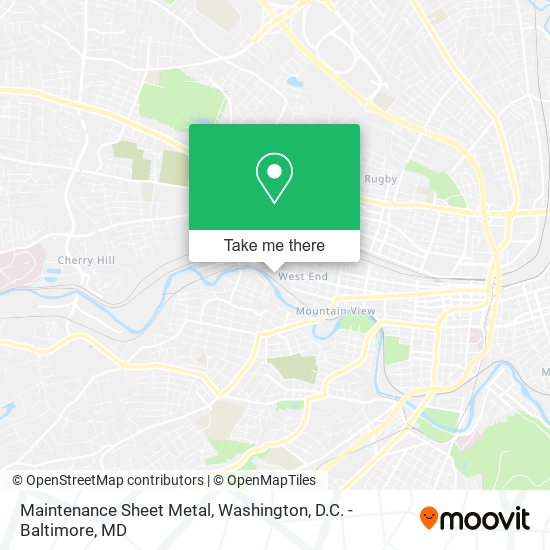 Mapa de Maintenance Sheet Metal