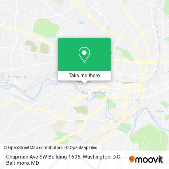 Chapman Ave SW Building 1606 map