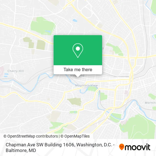 Mapa de Chapman Ave SW Building 1606