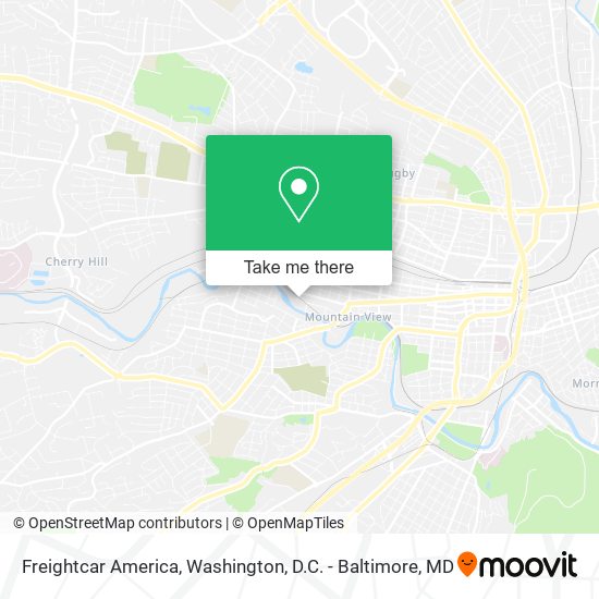 Freightcar America map
