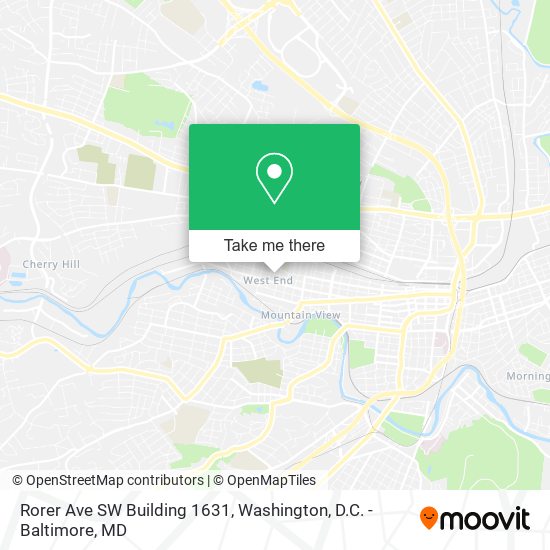 Rorer Ave SW Building 1631 map