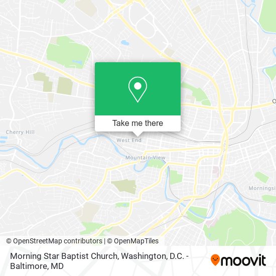 Morning Star Baptist Church map