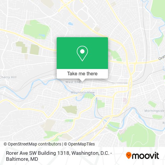 Rorer Ave SW Building 1318 map