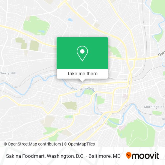 Mapa de Sakina Foodmart