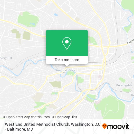West End United Methodist Church map