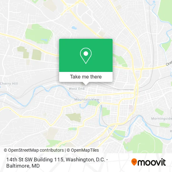 14th St SW Building 115 map