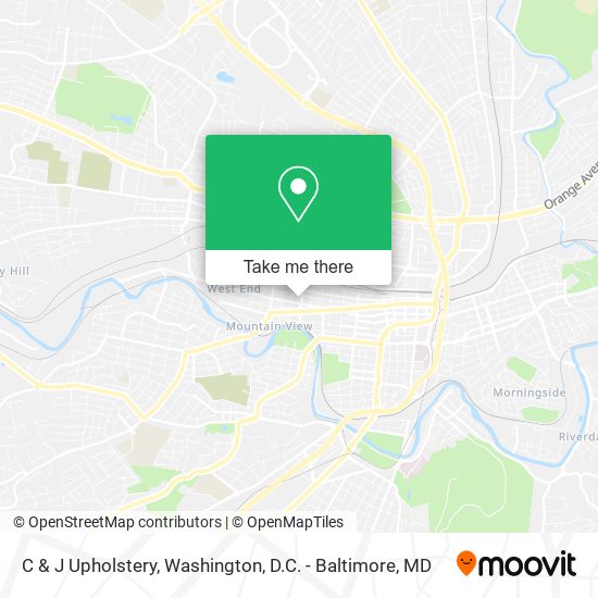 C & J Upholstery map
