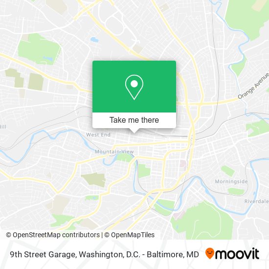 9th Street Garage map