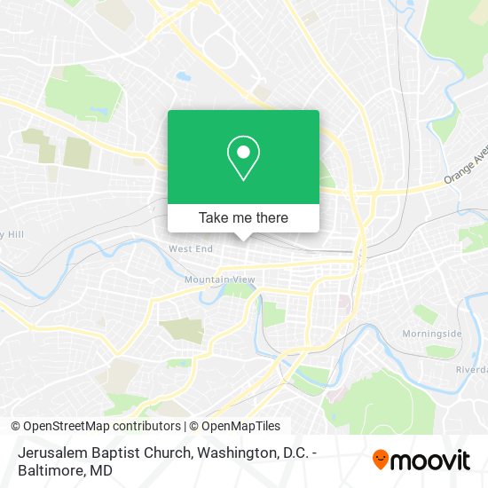 Jerusalem Baptist Church map