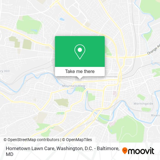 Mapa de Hometown Lawn Care