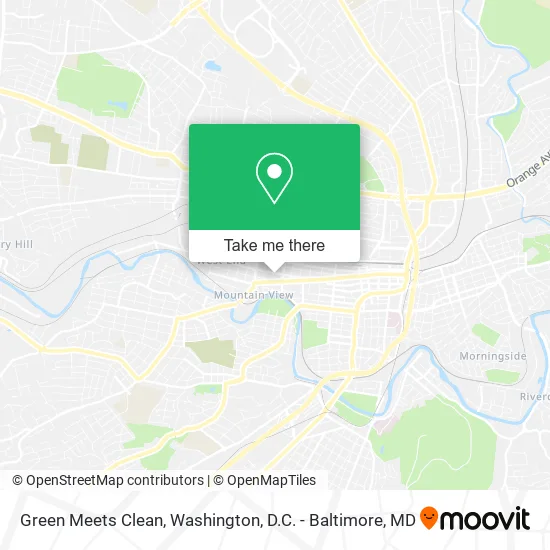 Green Meets Clean map