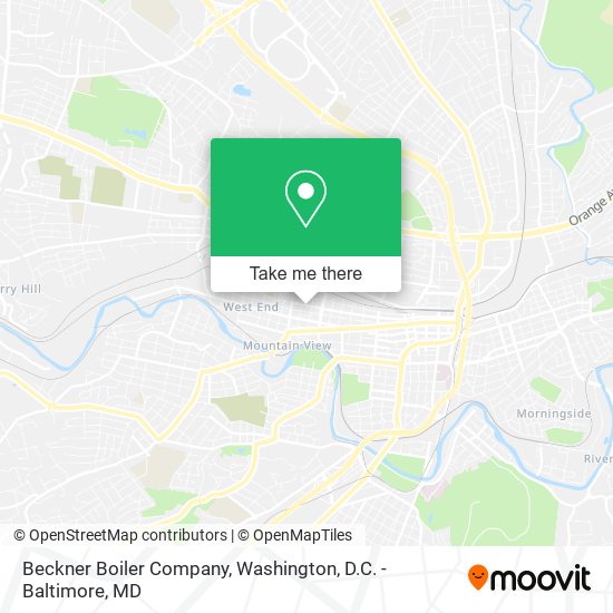 Beckner Boiler Company map