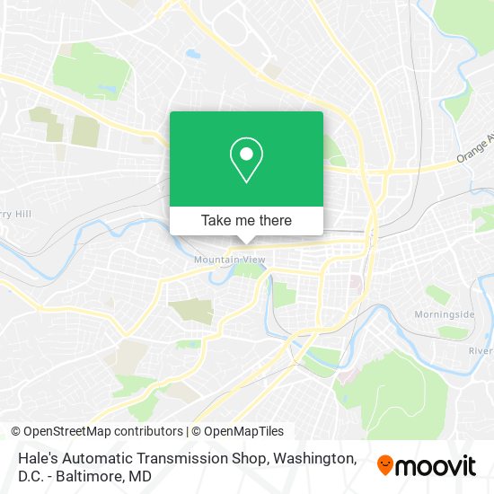 Hale's Automatic Transmission Shop map