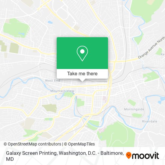 Galaxy Screen Printing map