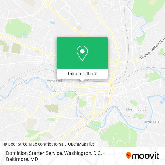 Dominion Starter Service map
