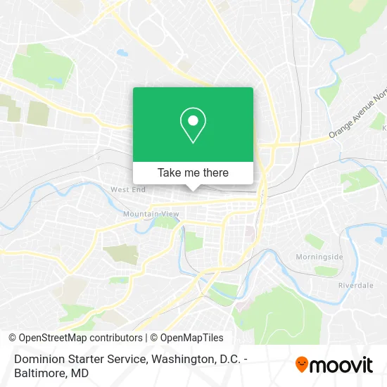Dominion Starter Service map
