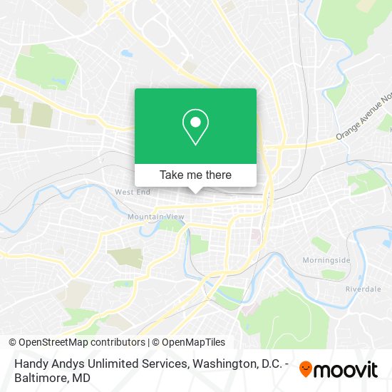 Handy Andys Unlimited Services map