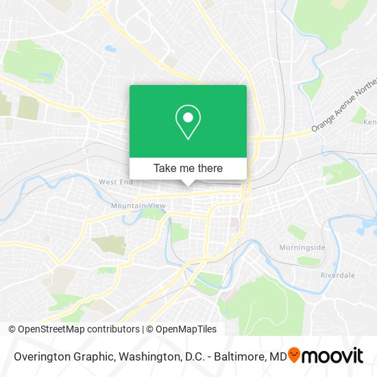 Mapa de Overington Graphic