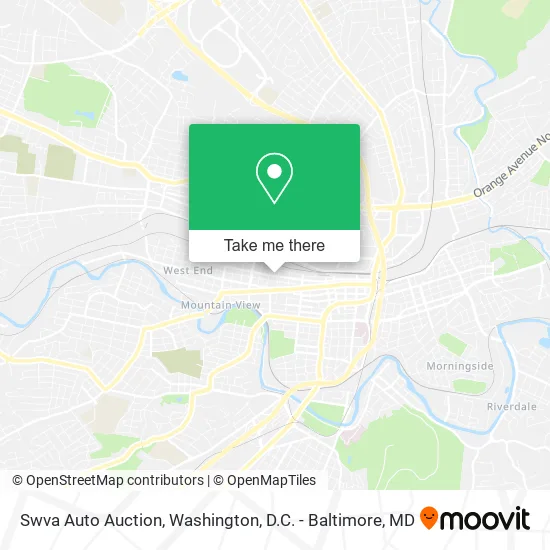 Swva Auto Auction map