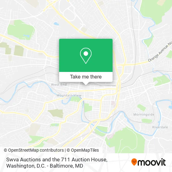 Swva Auctions and the 711 Auction House map